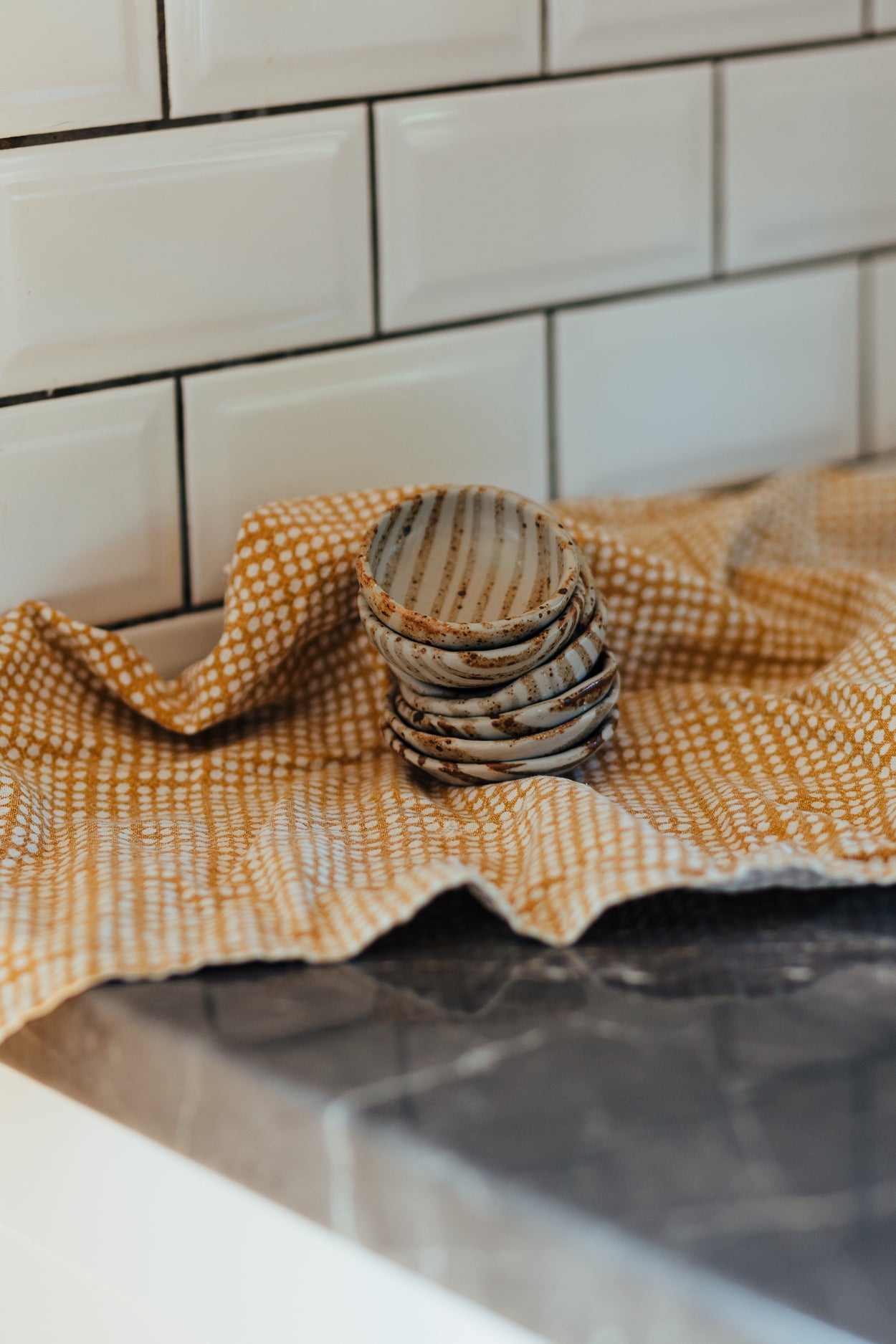 Nerikomi Petite Dish Striped