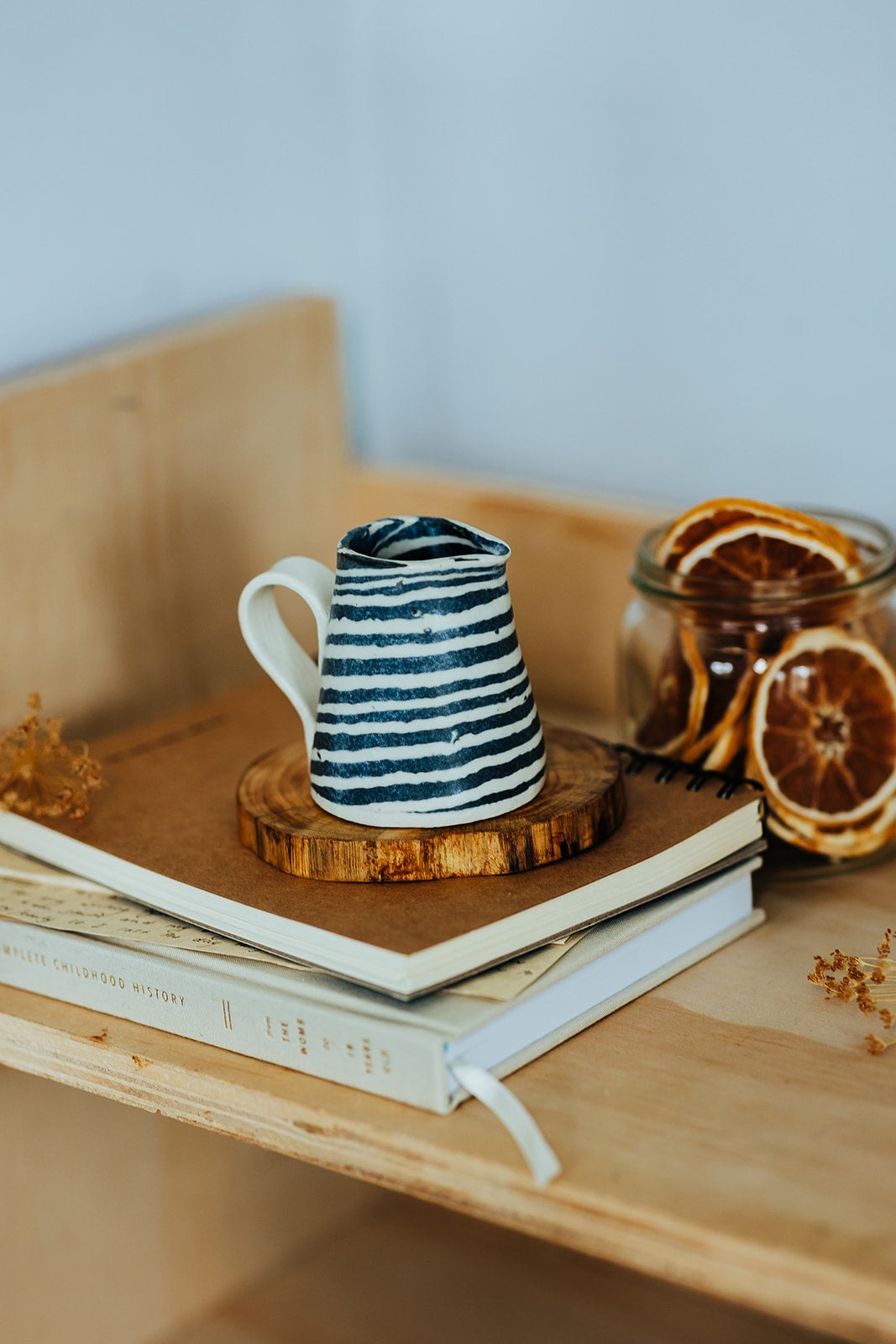 Nerikomi Jug Striped