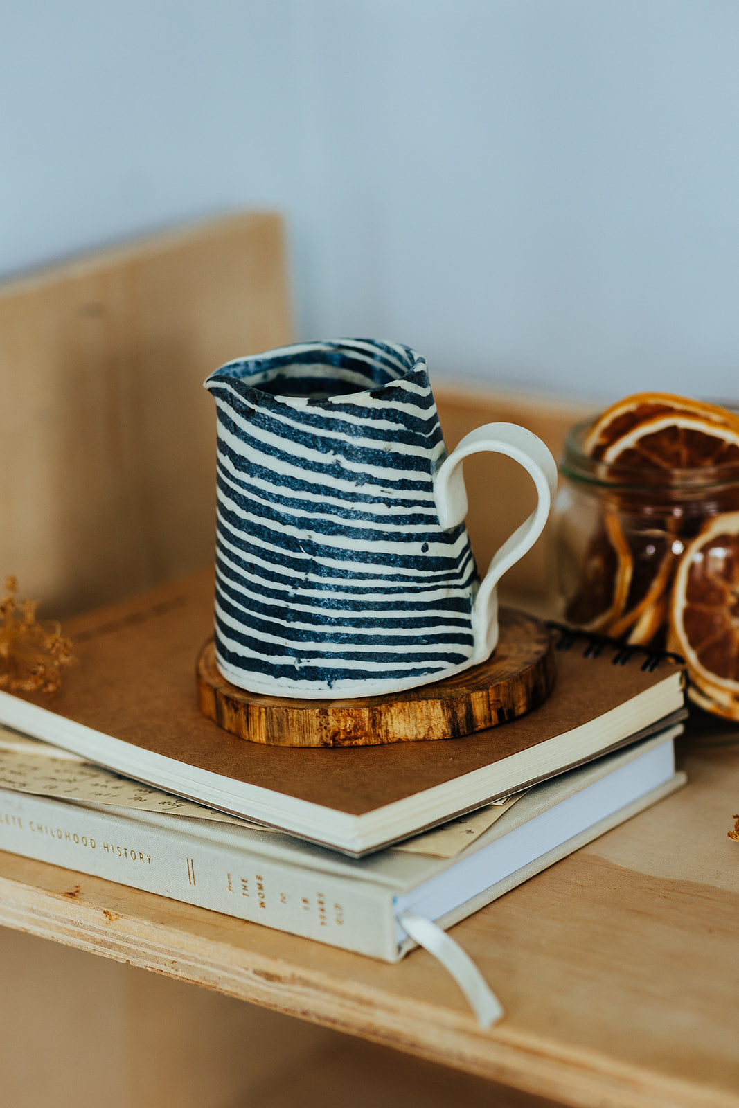 Nerikomi Jug Striped