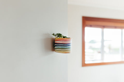 Nerikomi Planter Hanging Striped