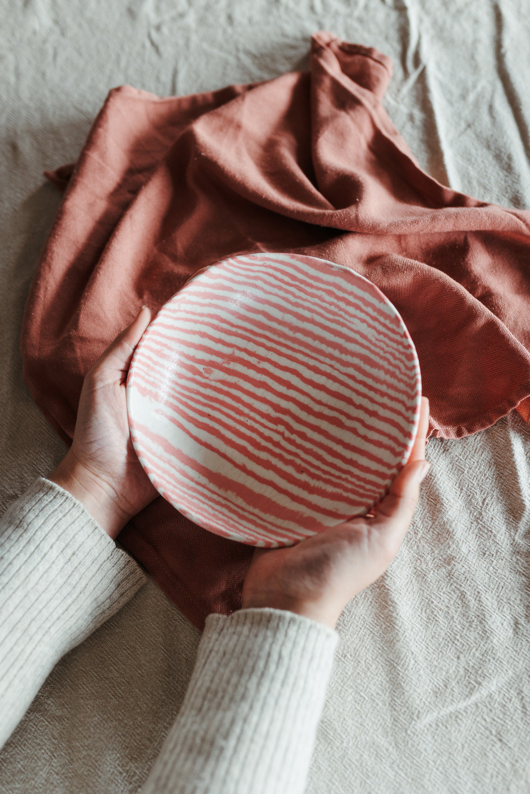 Nerikomi Breakfast Bowl Striped