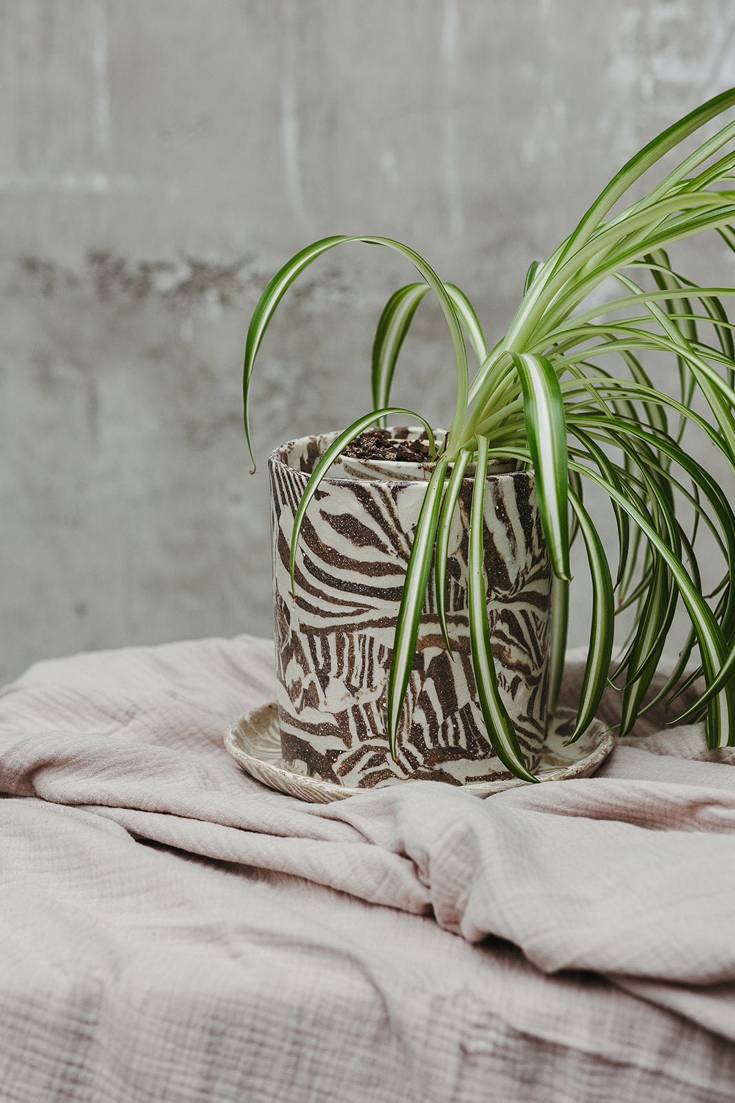 Nerikomi Planter Large Mixed Up