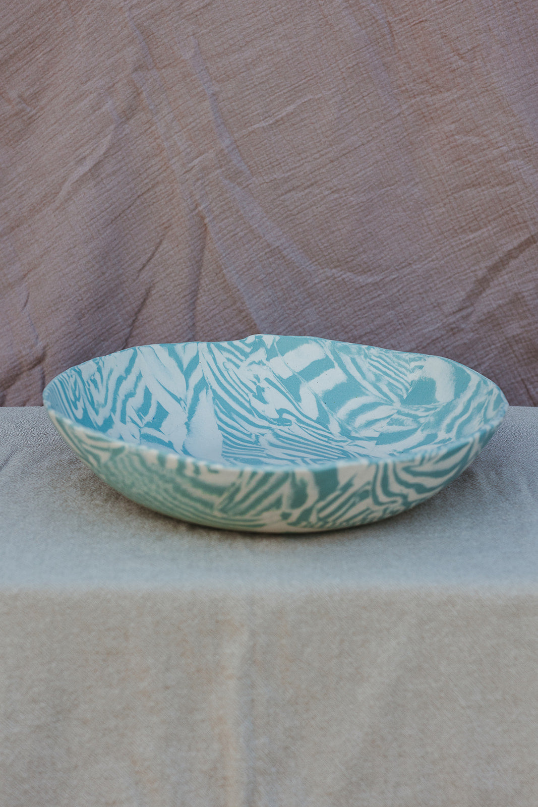Nerikomi Serving Bowl Mixed Up