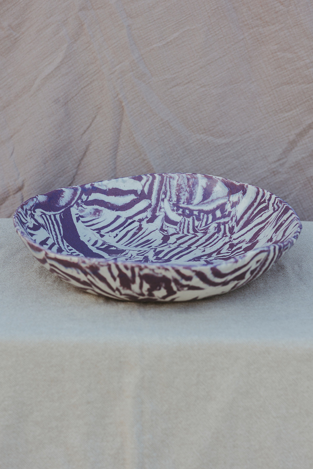 Nerikomi Serving Bowl Mixed Up