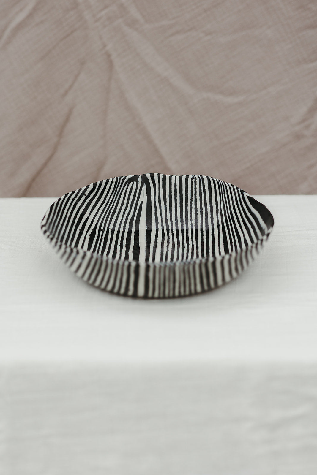 Nerikomi Salad Bowl Striped