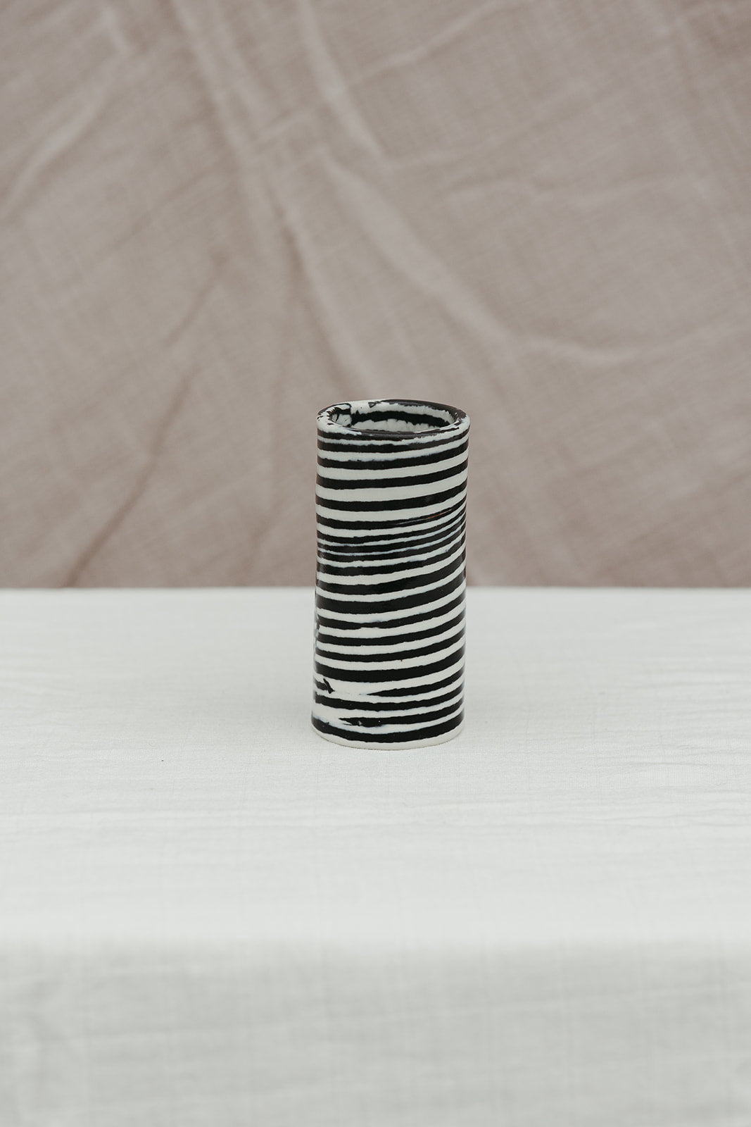 Nerikomi Skinny Vase Striped