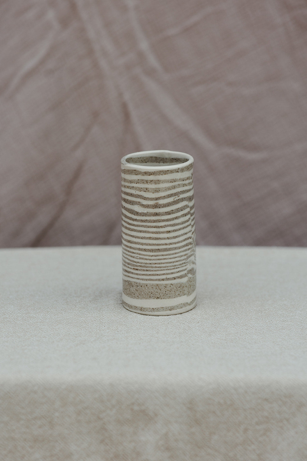 Nerikomi Skinny Vase Striped