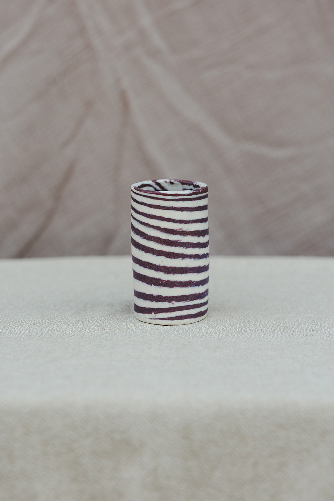 Nerikomi Skinny Vase Striped