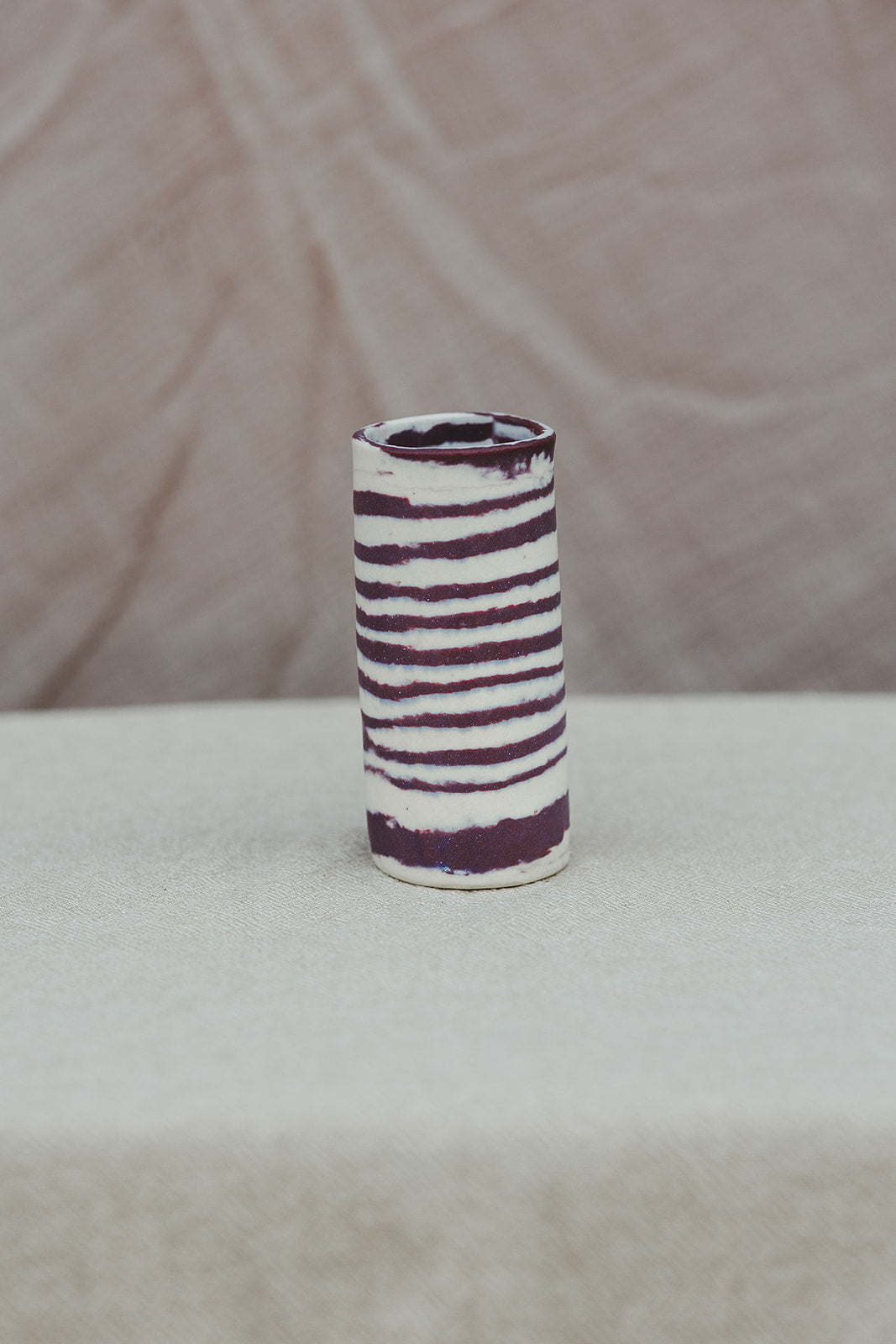 Nerikomi Skinny Vase Striped