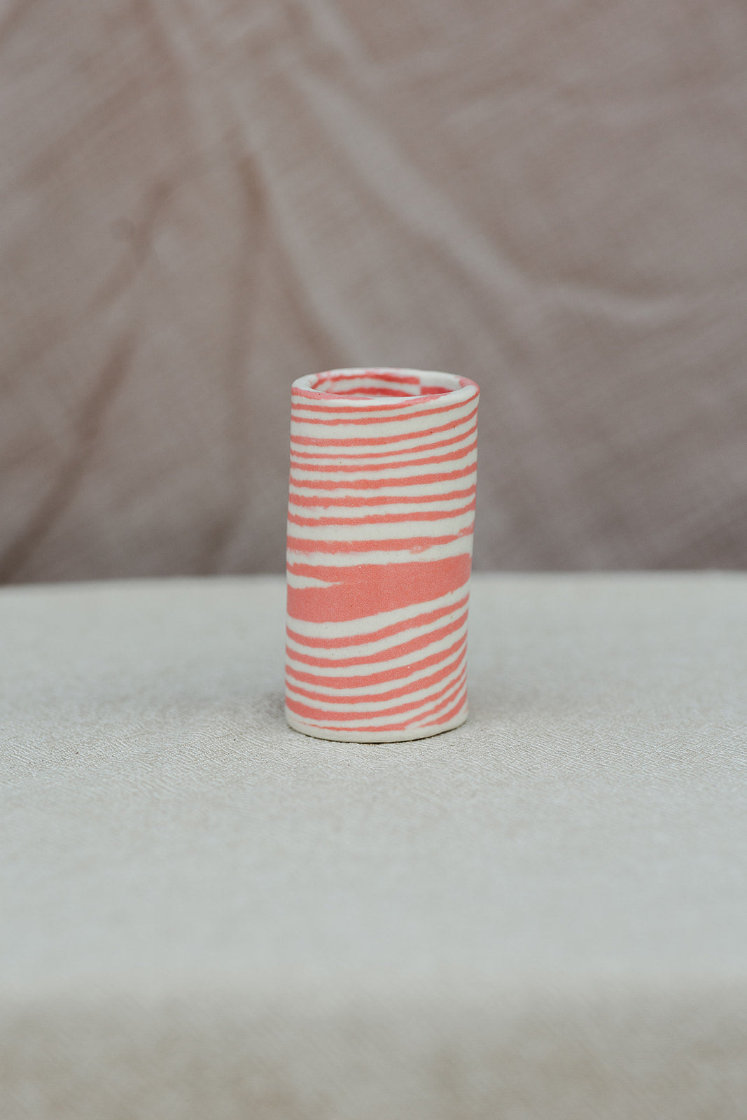 Nerikomi Skinny Vase Striped