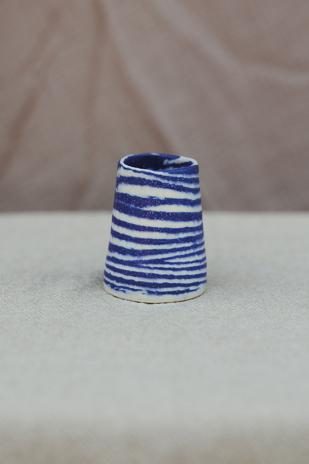 Nerikomi Vase Striped