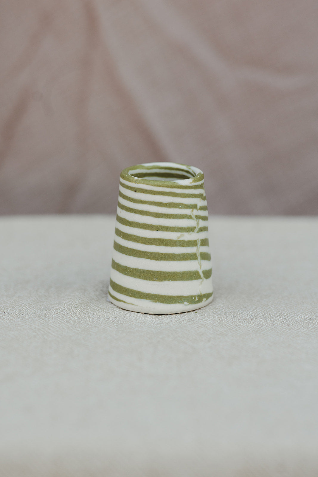 Nerikomi Vase Striped
