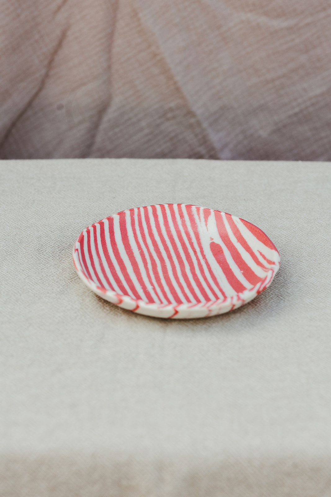 Nerikomi Plate Striped
