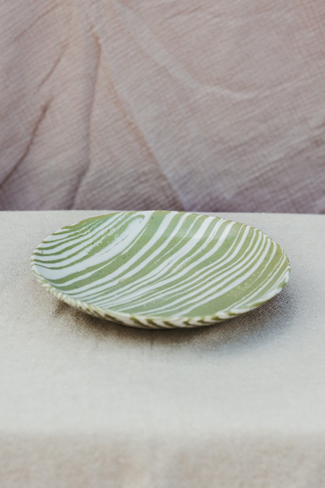 Nerikomi Pasta Bowl Striped