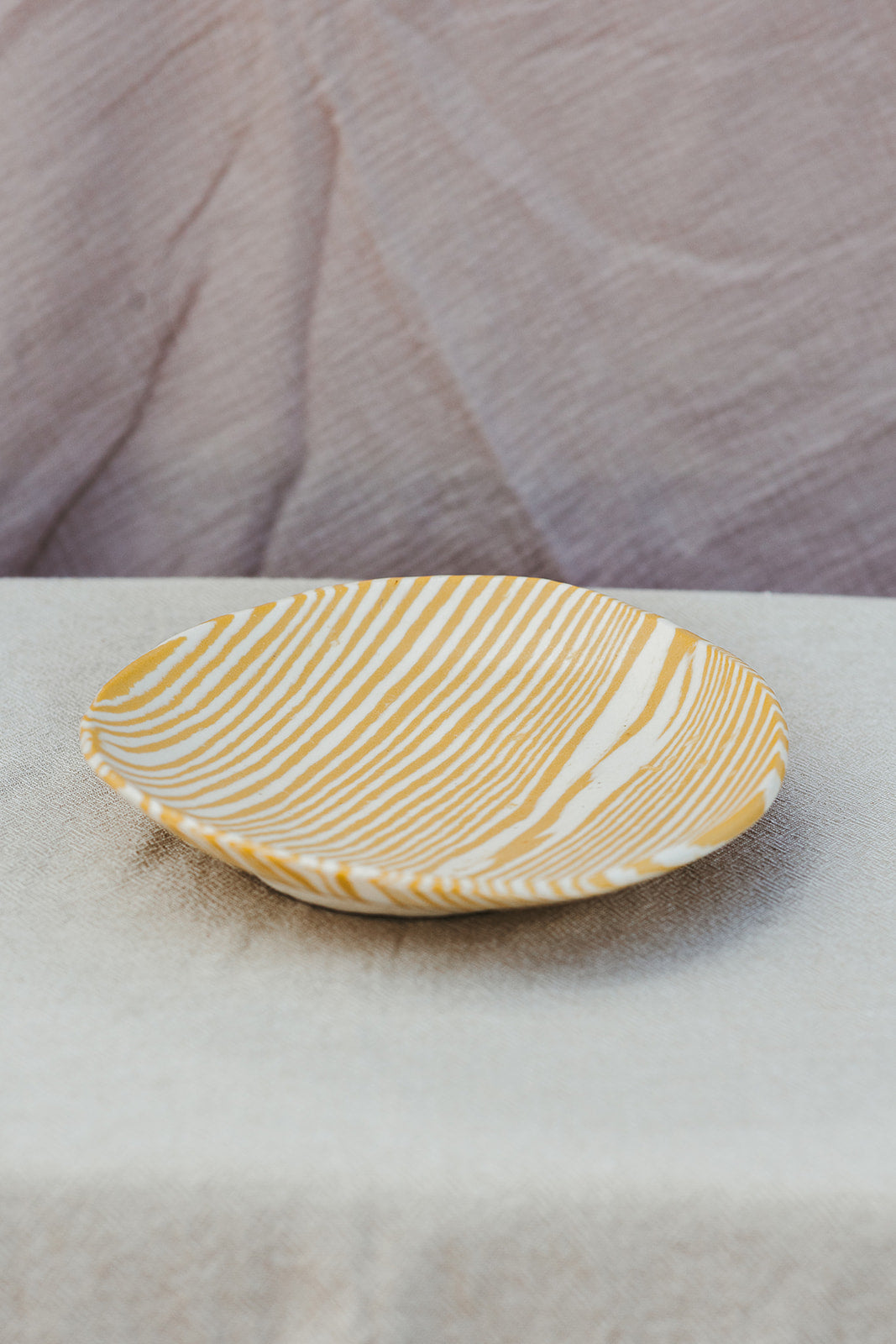 Nerikomi Pasta Bowl Striped