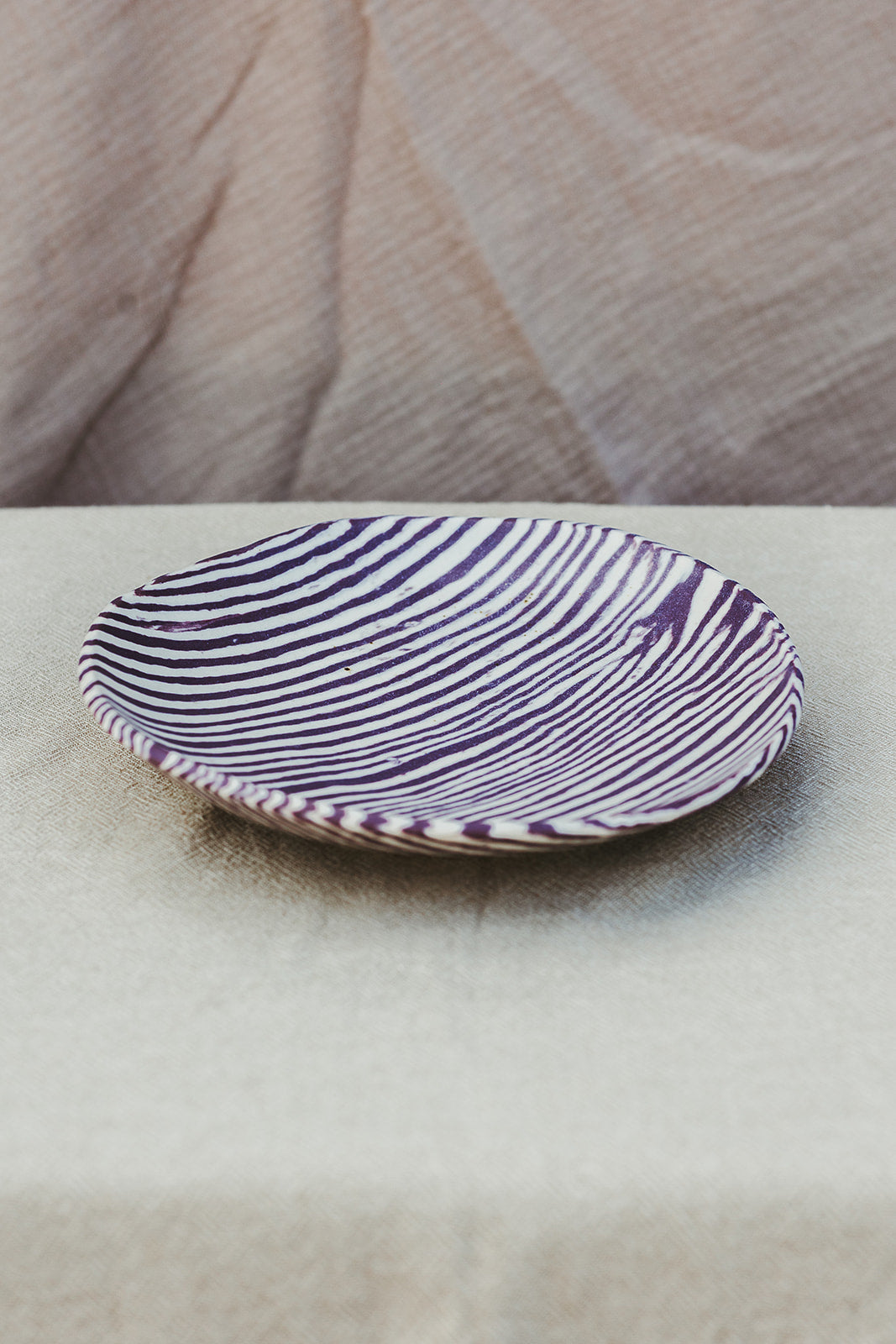 Nerikomi Pasta Bowl Striped