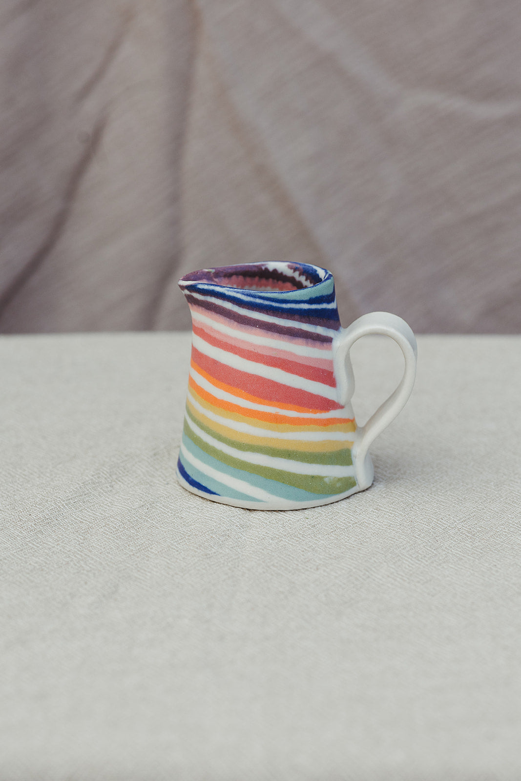 Nerikomi Jug Striped