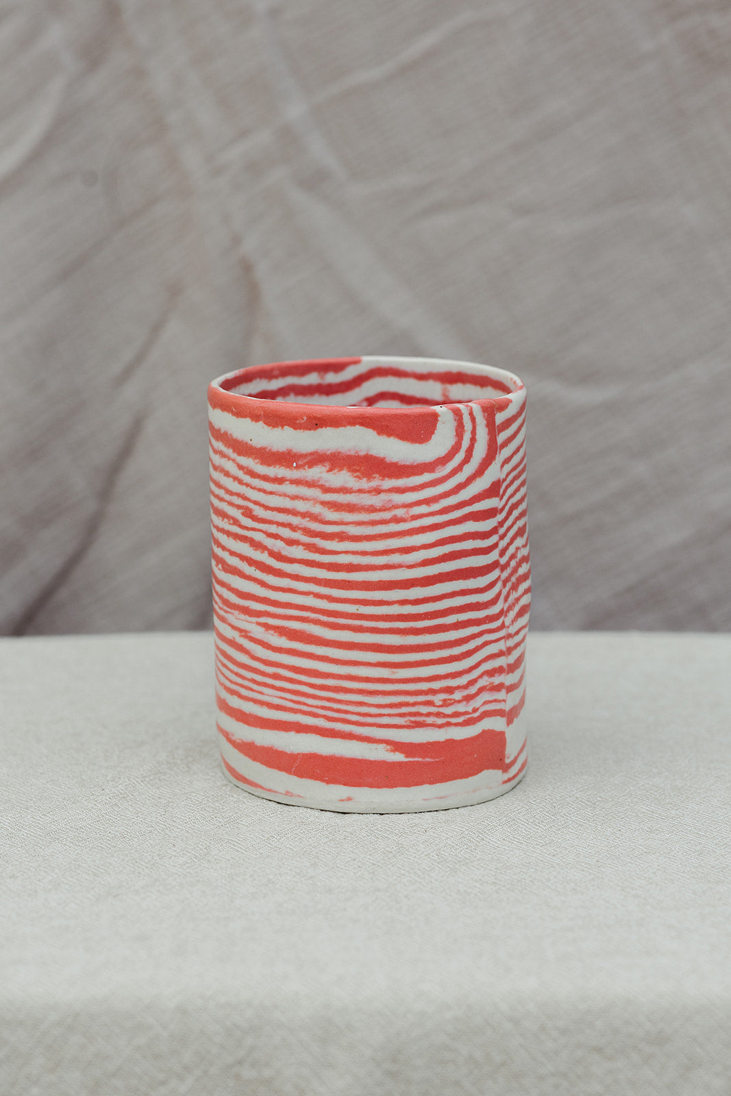 Nerikomi Cutlery Holder Striped