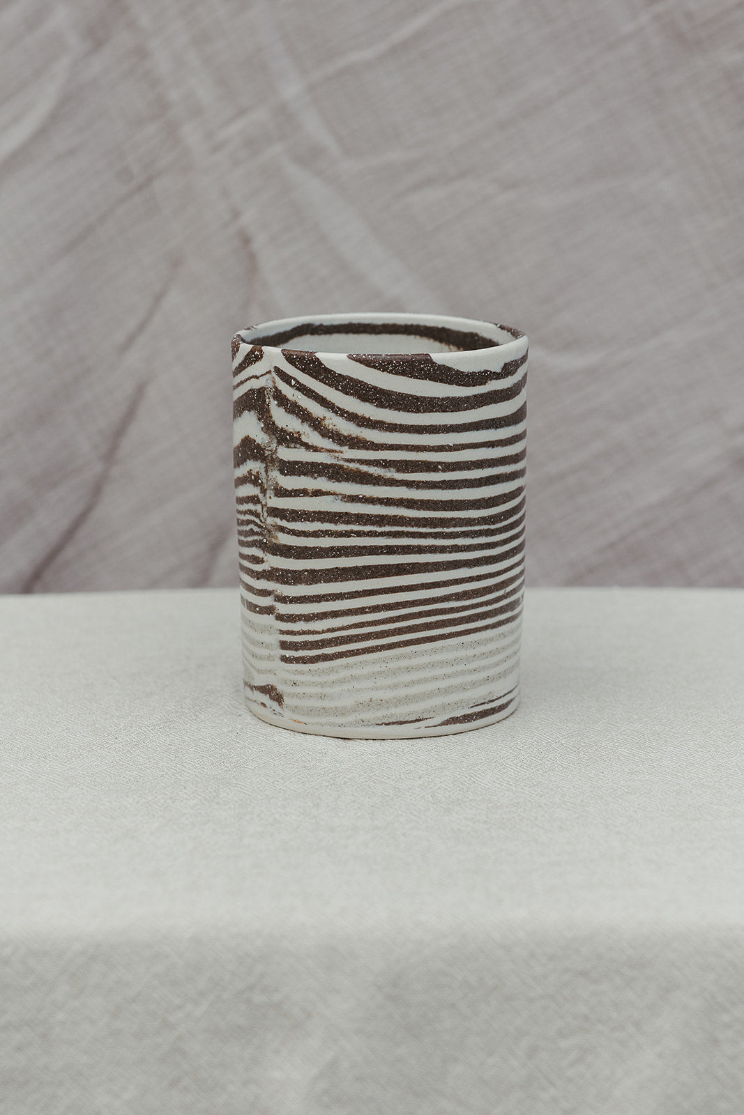 Nerikomi Cutlery Holder Striped
