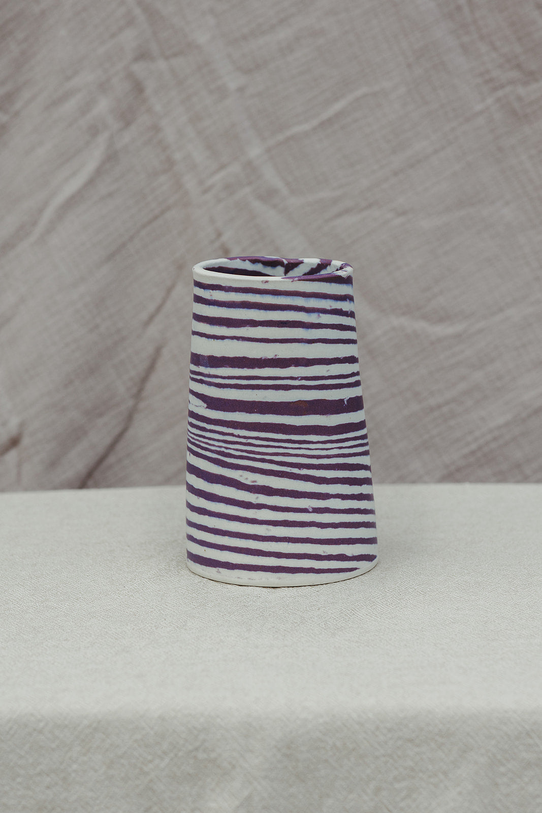 Nerikomi Vase Striped