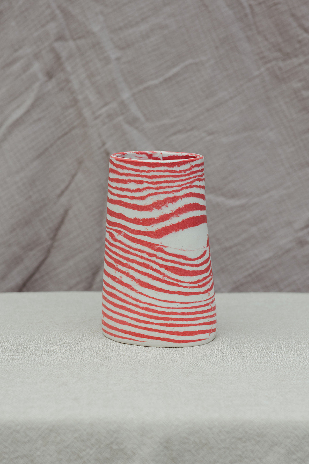 Nerikomi Vase Striped