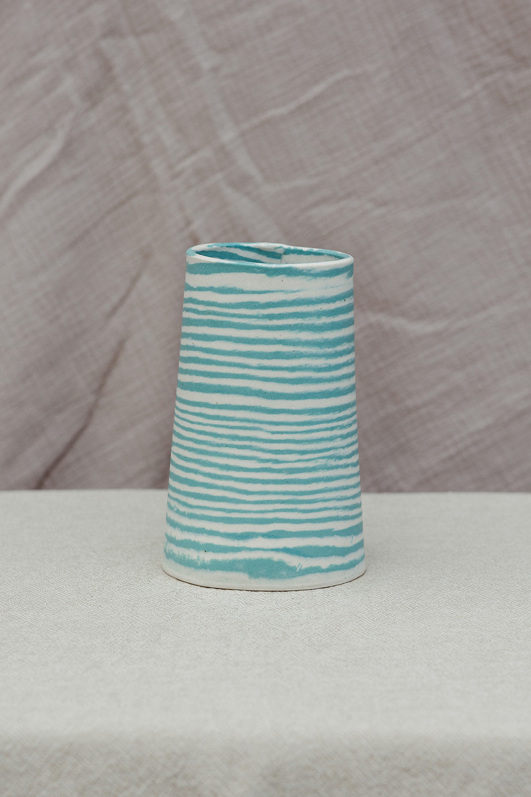 Nerikomi Vase Striped