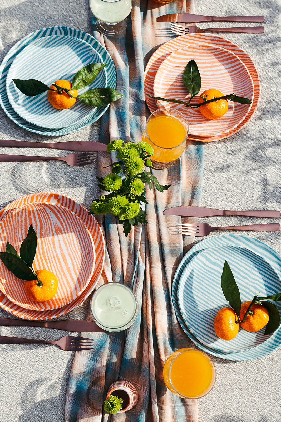 Nerikomi Plate Striped