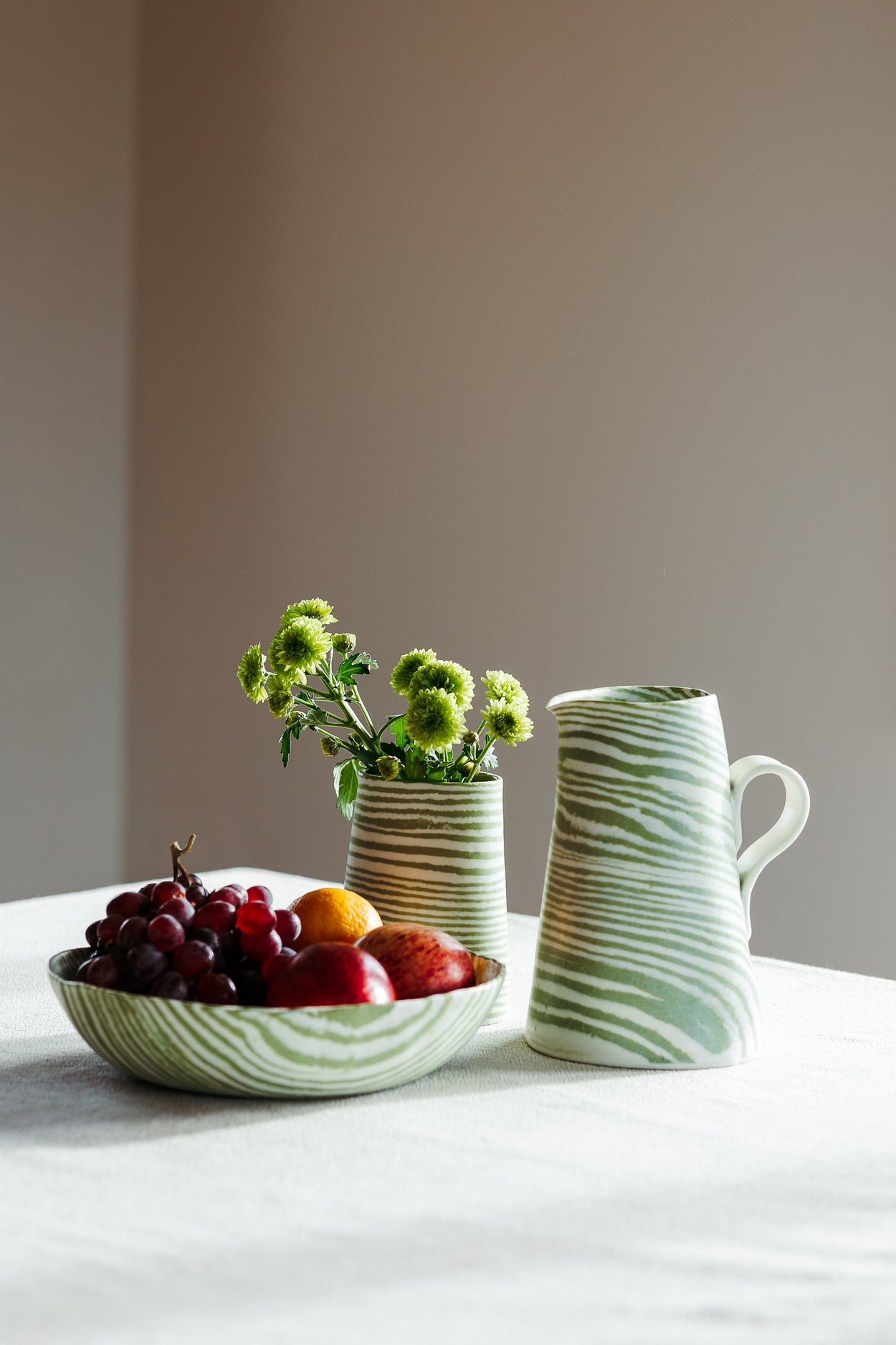 Nerikomi Vase Striped