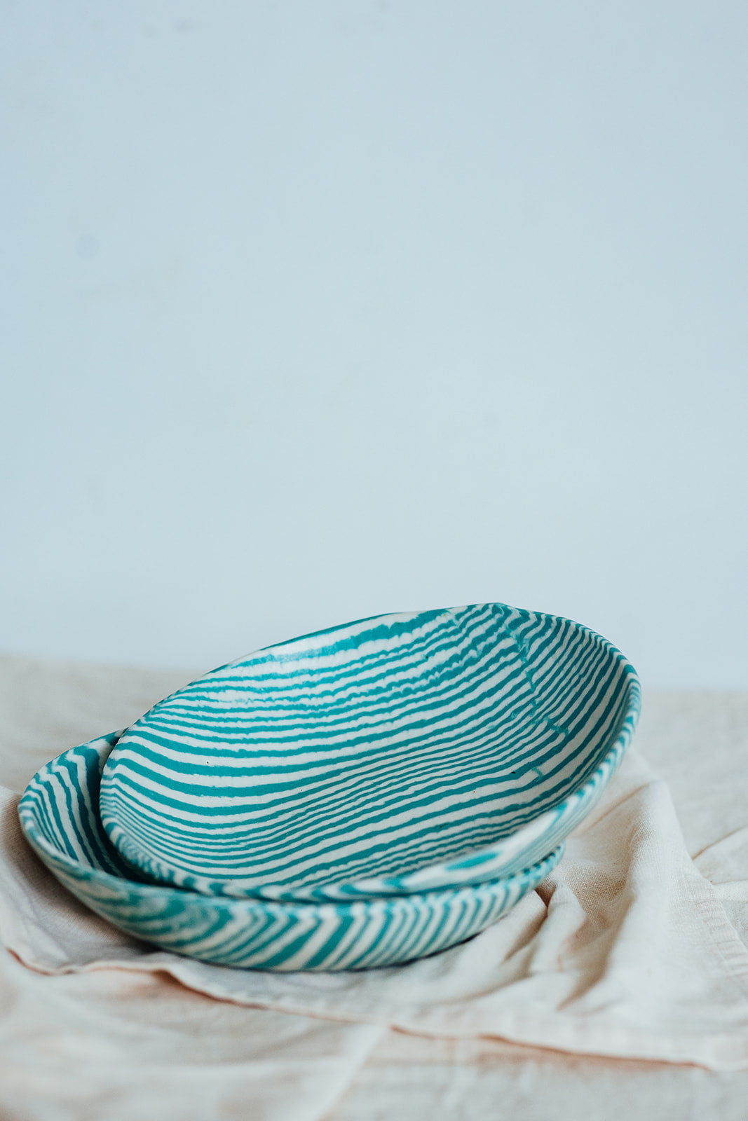 Nerikomi Breakfast Bowl Striped