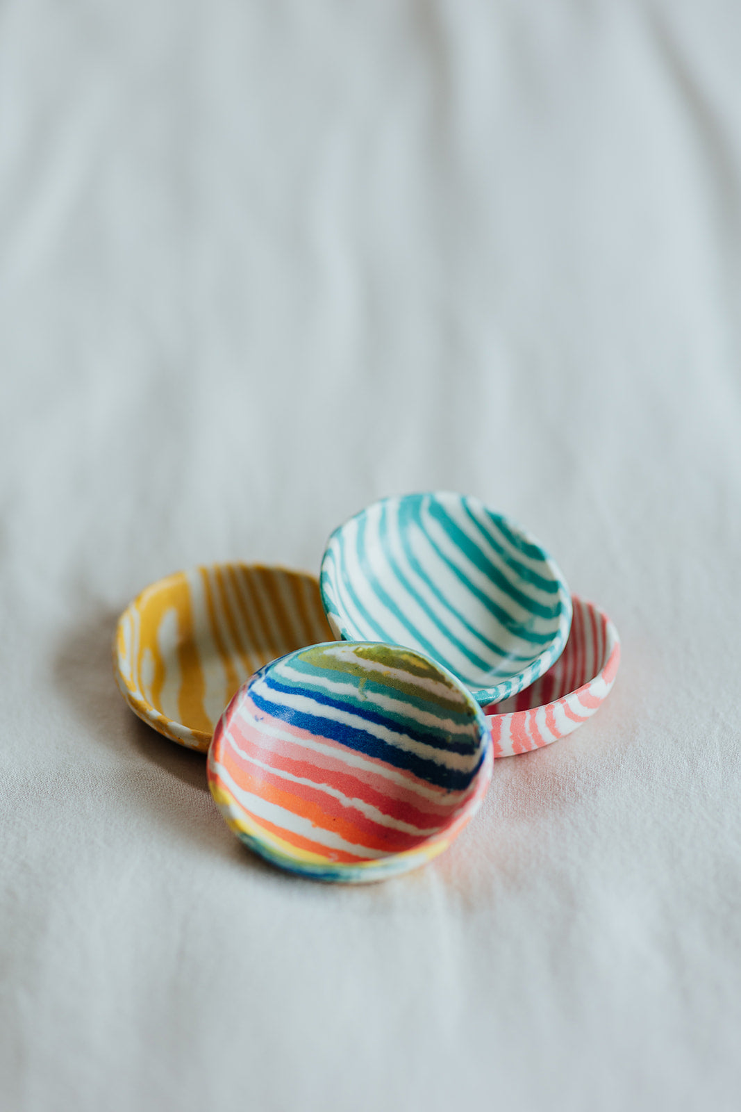Nerikomi Petite Dish Striped