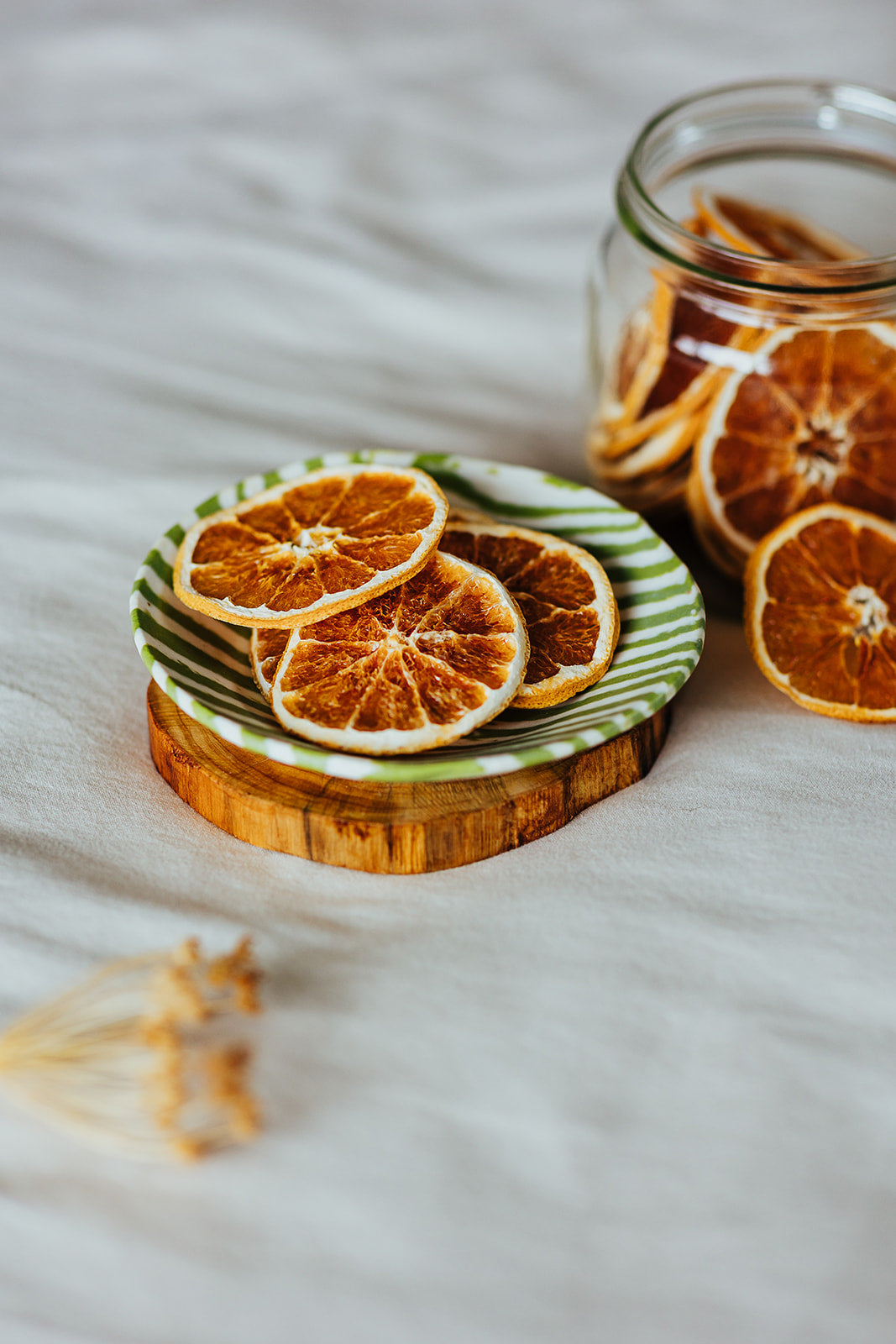 Nerikomi Flat Dish Striped