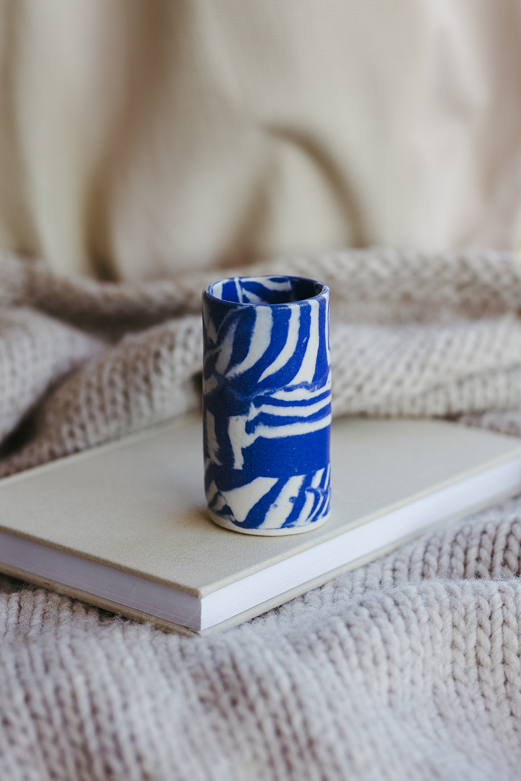 Nerikomi Skinny Vase Mixed Up