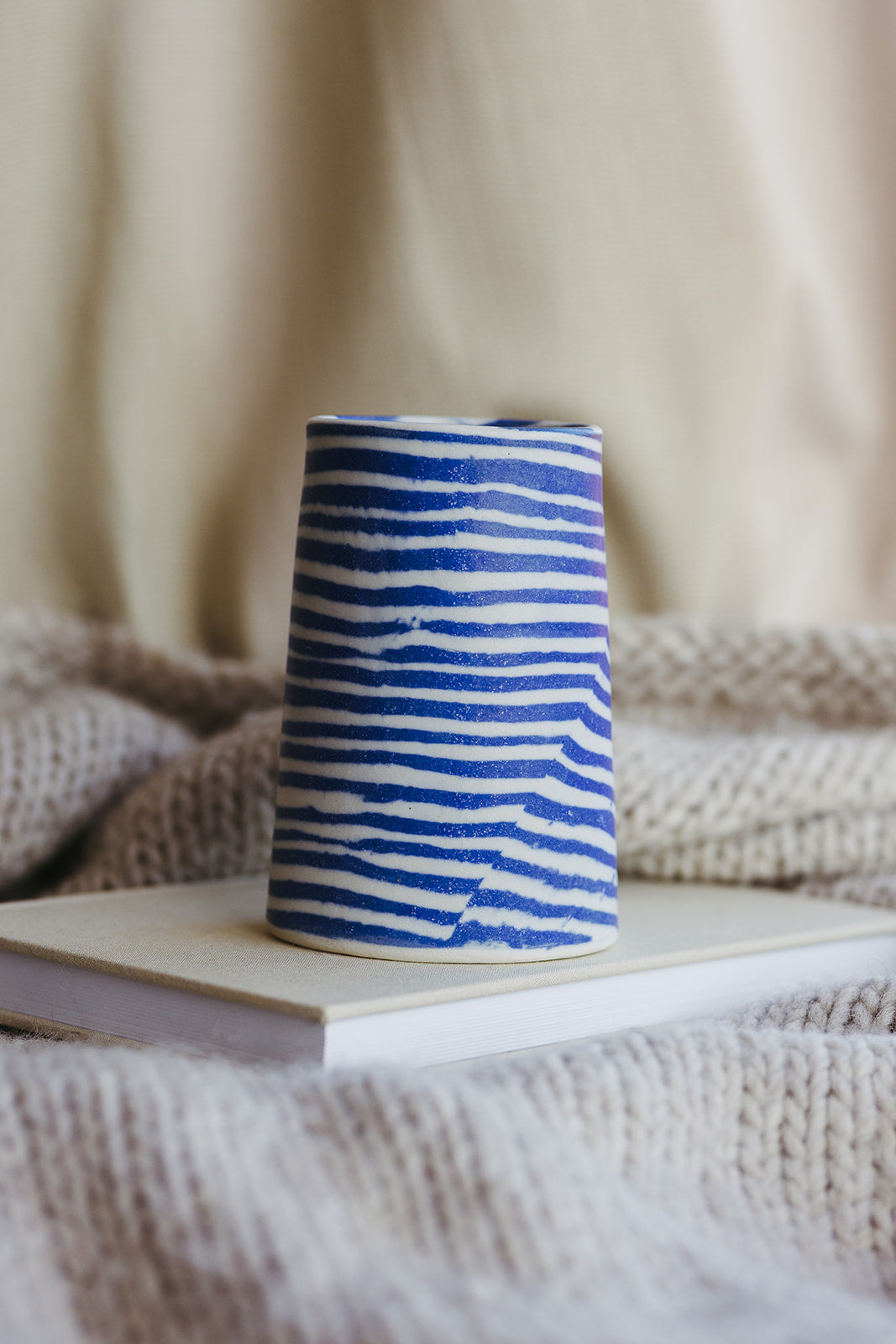 Nerikomi Vase Striped