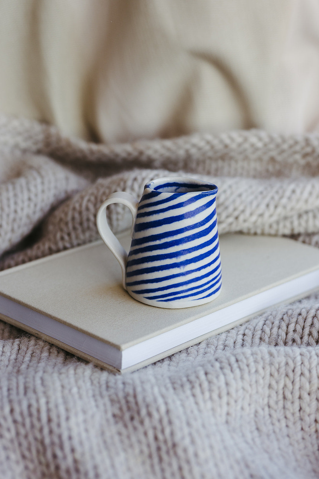 Nerikomi Jug Striped