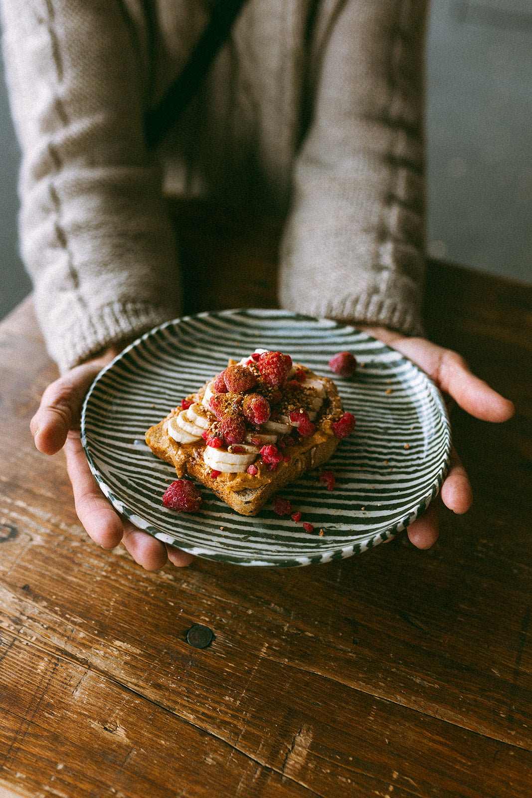 Nerikomi Plate Striped