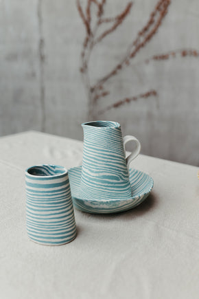 Nerikomi Jug Striped