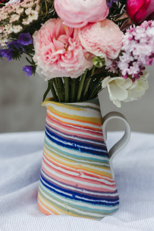 Nerikomi Jug Striped