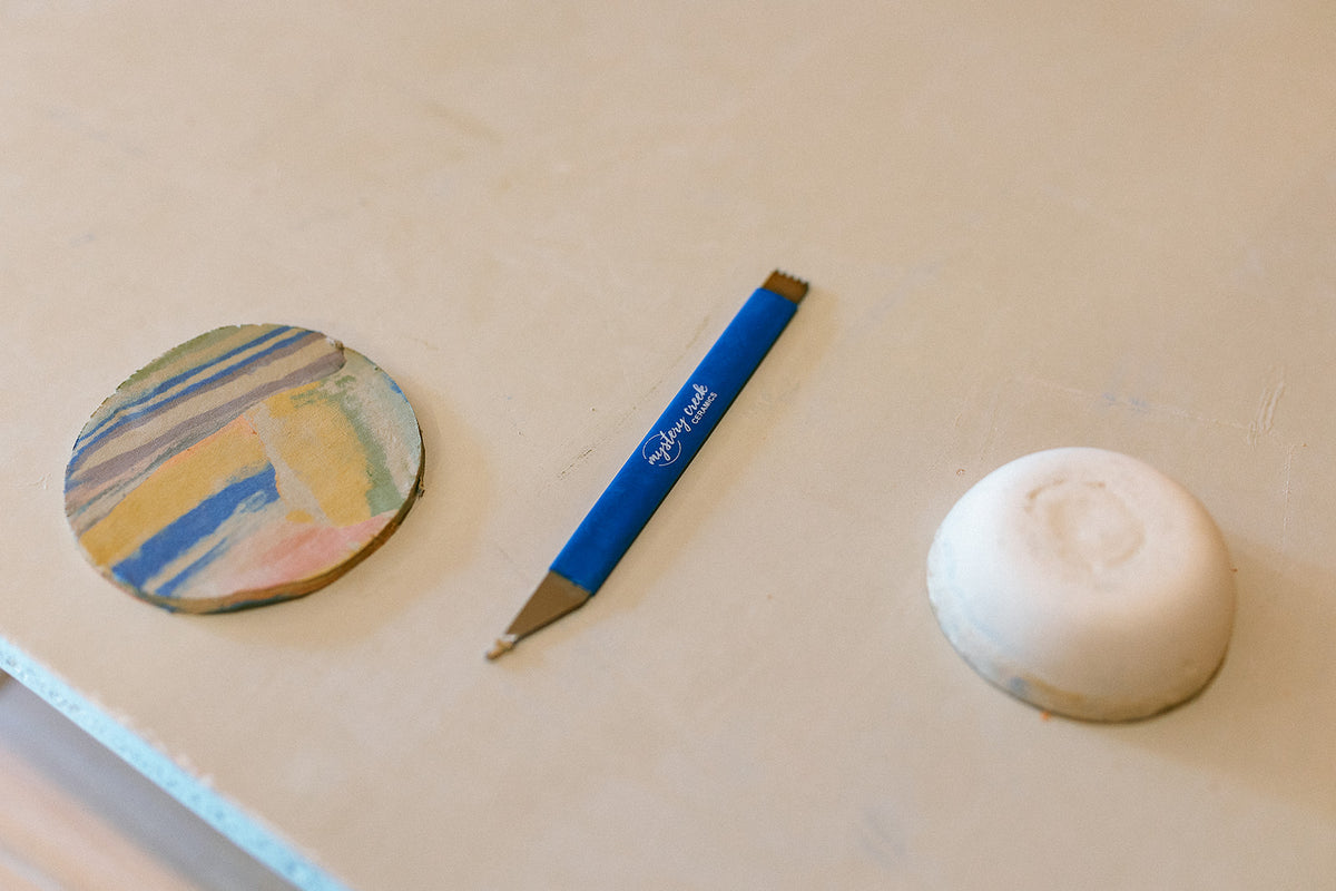 Mystery Creek Ceramics Knife and Scratchy Tool
