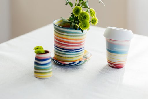 Nerikomi Planter Striped