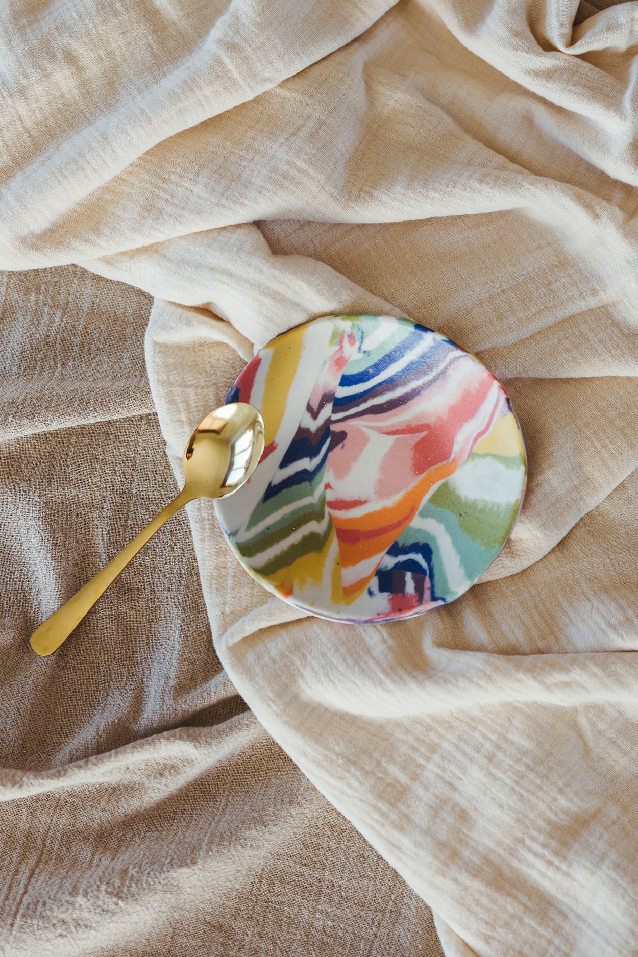 Nerikomi Flat Dish