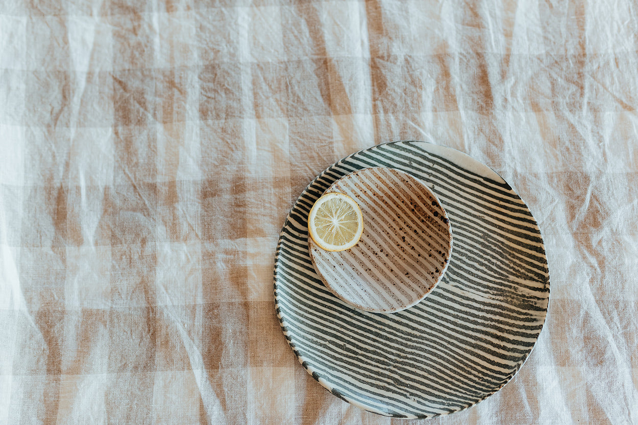 Nerikomi Serving Plate