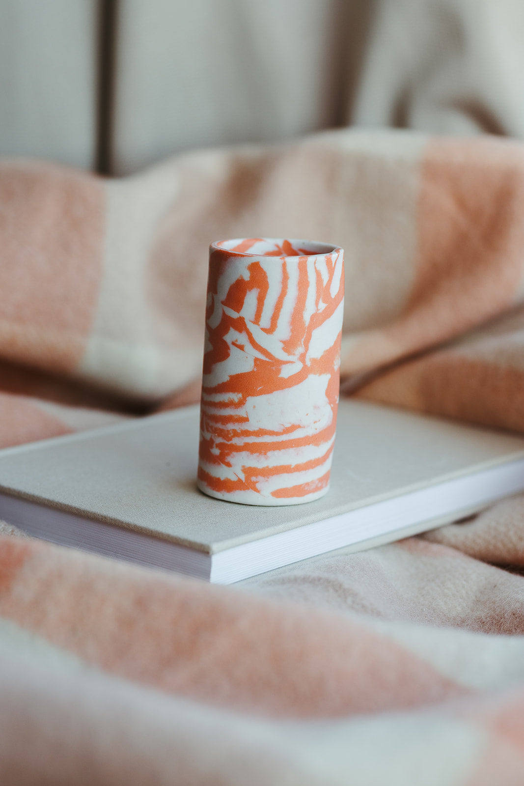 Nerikomi Skinny Vase Mixed Up