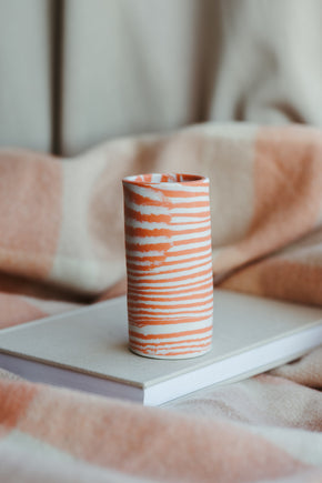Nerikomi Skinny Vase Striped