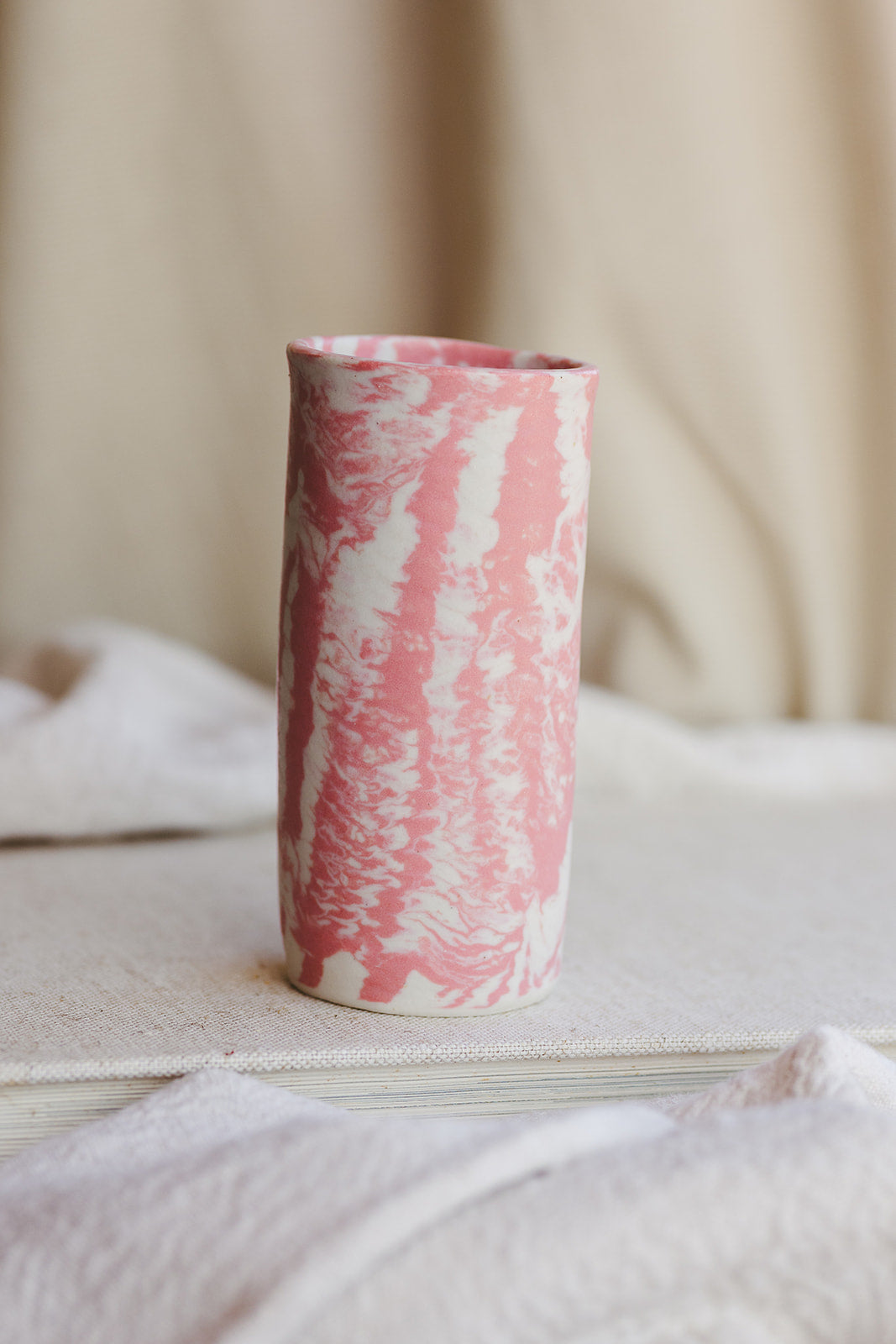 Nerikomi Skinny Vase Mixed Up