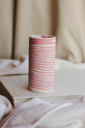 Nerikomi Skinny Vase Striped