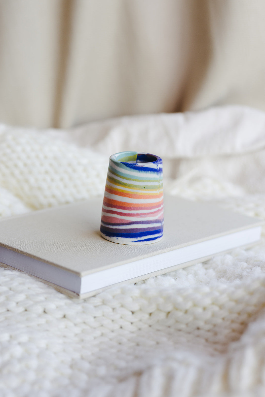 Nerikomi Vase Striped