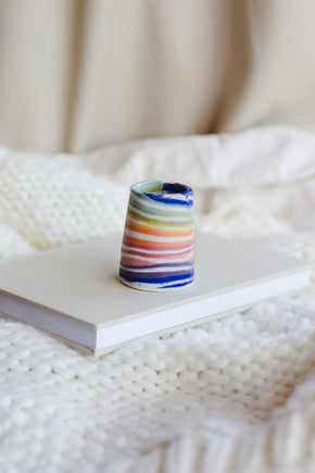 Nerikomi Vase Striped
