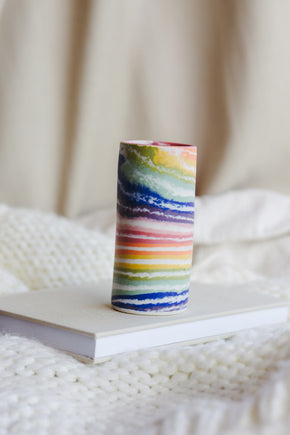 Nerikomi Skinny Vase Striped